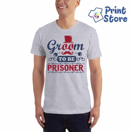 Muška majica za momačko veče Groom to be prisoner Print Store