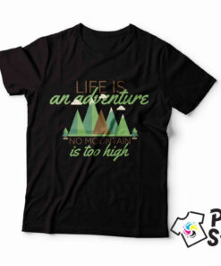 Muške majice - Life is an adventure no mountain is too high