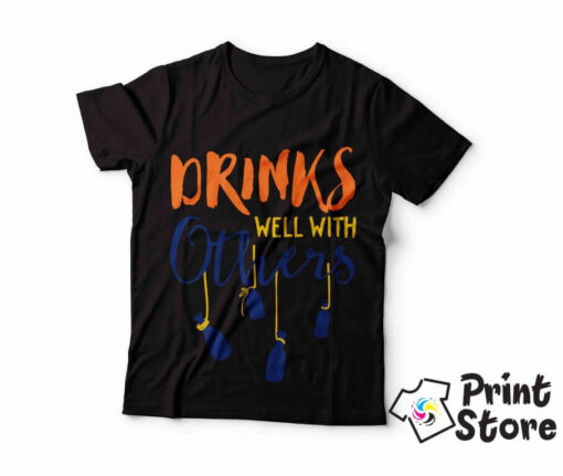 Muške majice - Drink well with others - Image 3