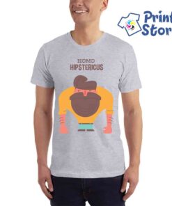 Homo hipstericus - siva muška majica