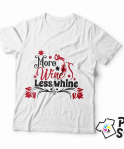 Muške majice - More Wine Less whine