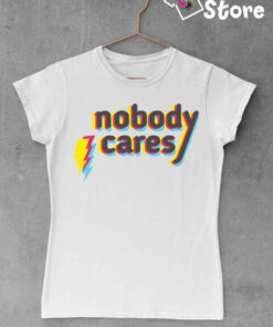 Nobody cares ženska bela majica