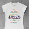 If you can't laugh at yourself let me do it - bela ženska majica print store