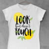 Look but don't touch - ženska bela majica