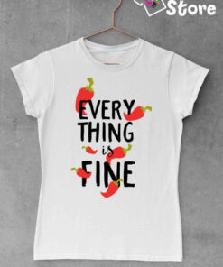 Everything is fine ženska bela majica