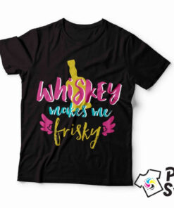 Muške majice - Whiskey makes me frisky
