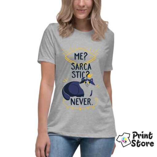 Ženske majice - Me Sarcastic Never - Image 2