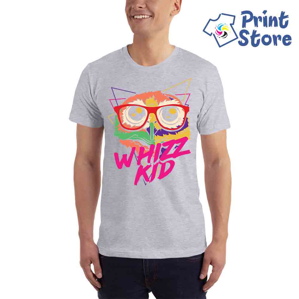 Whizz kid - siva majica za muškarce Print Store