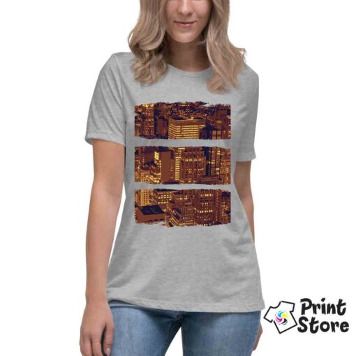 Motivi gradova ženske majice Print Store