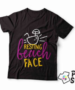 Muške majice - Resting beach face