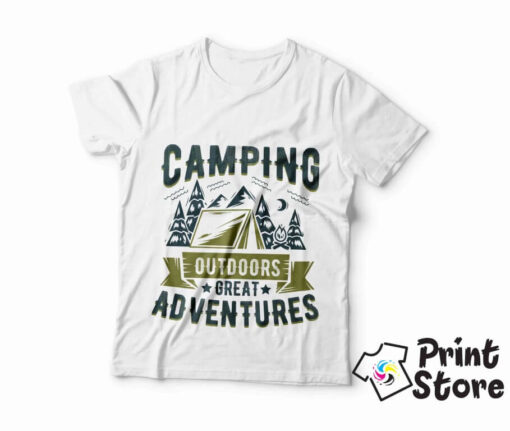 Muške majice - Camping adventures