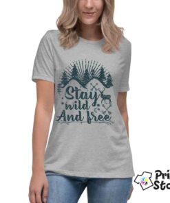 Ženske majice - Stay wild and free