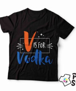 Muške majice - V is for Vodka