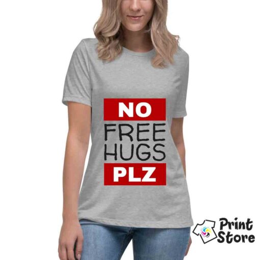Ženske majice - No free hugs plz - Image 2