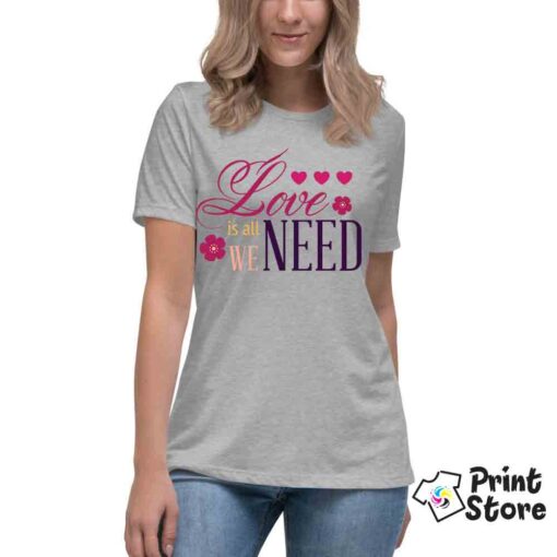 Ženske majice - Love is all we need - Image 2