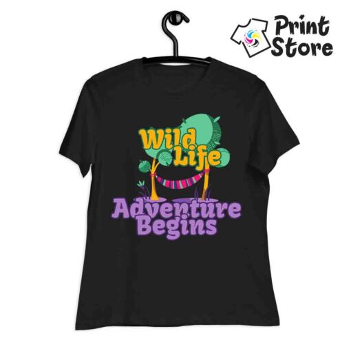 Ženske majice - Wild Life Adventure Begins - Image 2