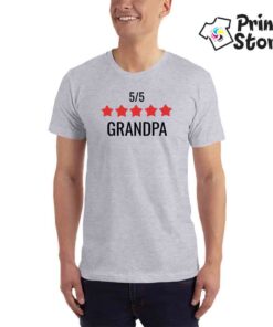 Grandpa - muška siva majica Print Store