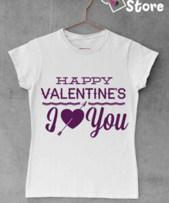 Ženske majice - Happy valentines I love you