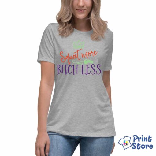 Ženske majice - Squat more bitch less - Слика 2