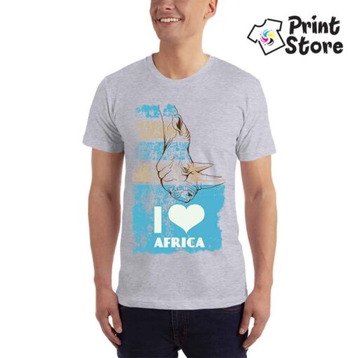 I love africa - muška majica print store