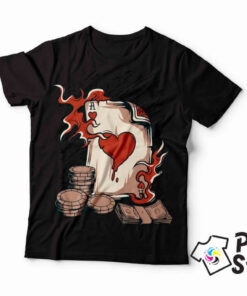 Karata AS Muška crna majica. Majice po izboru kupca