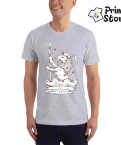 Lav kralj siva muška majica Štampa na majicama Print Store