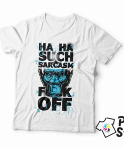 Muške majice - Haha such sarcasm fuck off