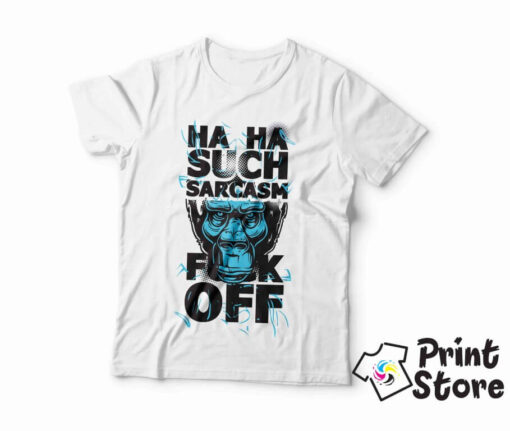 Muške majice - Haha such sarcasm fuck off