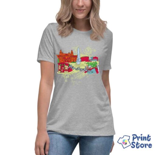 Ženska majica sa motivom Amsterdama, majice sa motivima gradova Print Store