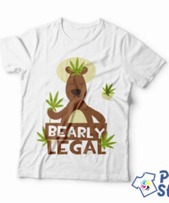 Muške majice - Bearly legal