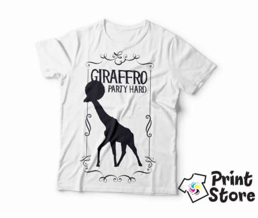 Muške majice - Giraffro party hard