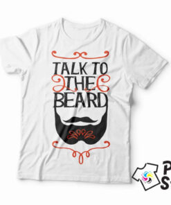 Talk to the beard - štampanje majica print store