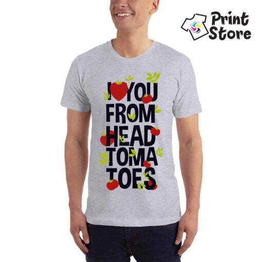 I love you form head tomatoes - Print Store