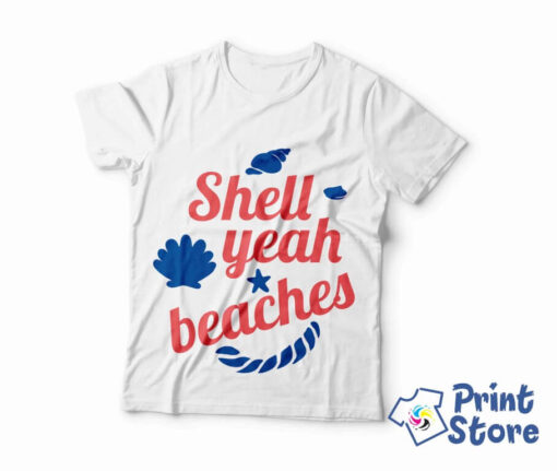 Muške majice - Shell yeah beaches - Image 2