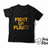 Fight or flight - muška crna majica. Print Store online prodavnica.