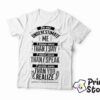 I know more than I say I think more than I speak... muška bela majica. Print Store online prodavnica.