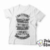 I am strong because I've been weak... - muška bela majica,Print Store online prodavnica majica.