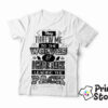 They threw me to the wolves... - muška bela majica. Print Store online prodavnica.
