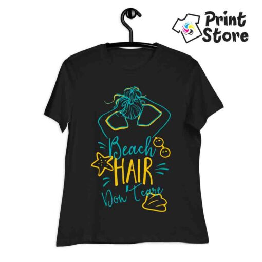 Ženske majice - Beach hair Don't care - Image 2