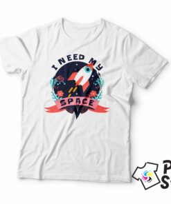 I need some space muška bela majica