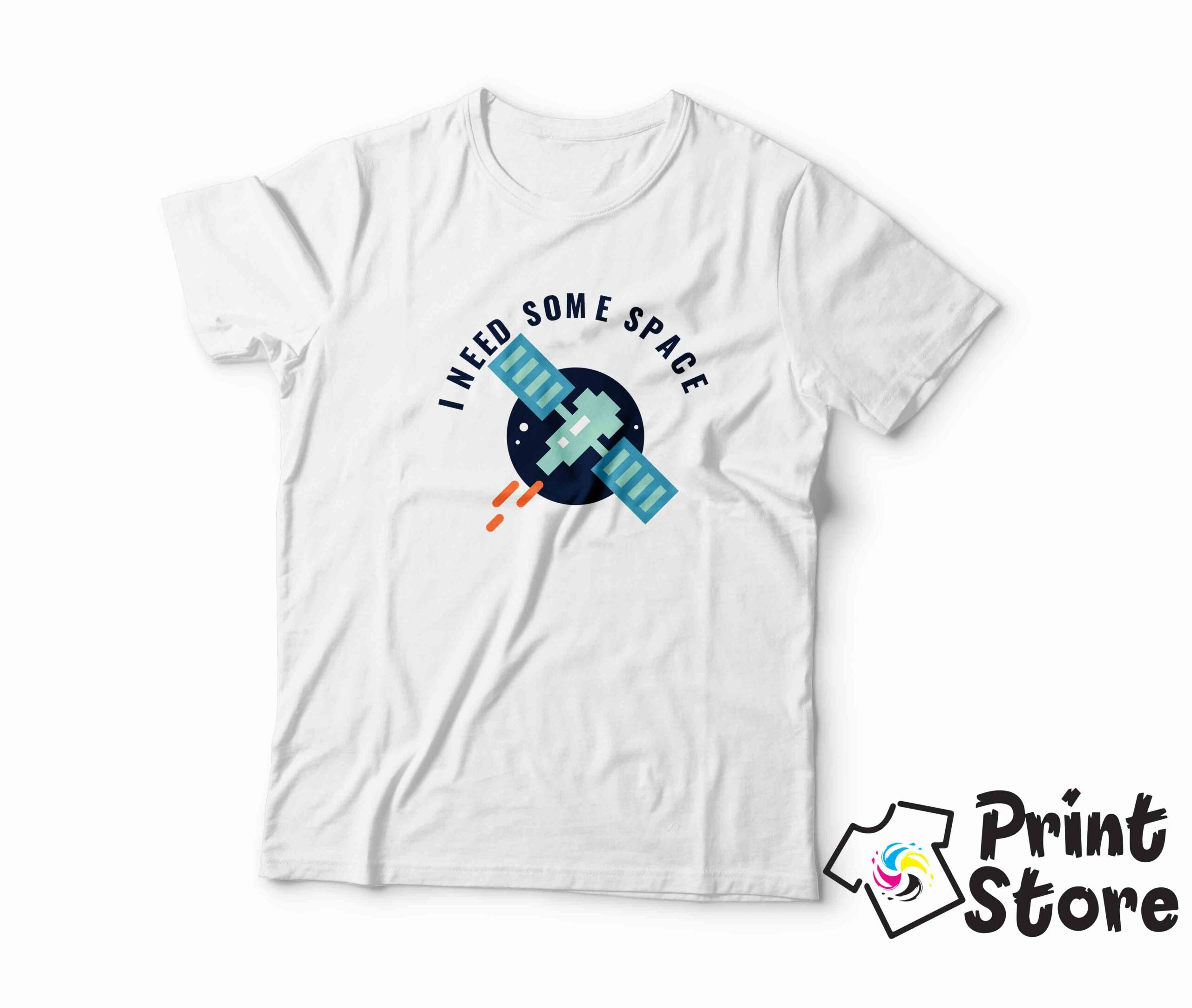 I need some space - muška bela majica