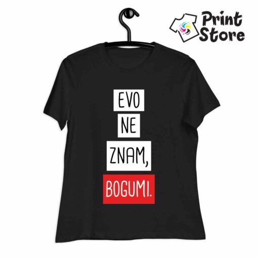 Ženske majice - Evo ne znam Bogumi - Image 2