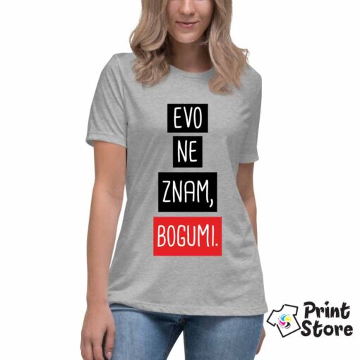 Ženske majice - Evo ne znam Bogumi - Image 3