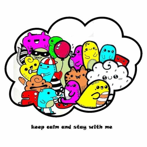 Majice za devojčice - Keep calm and stay with me - Image 2