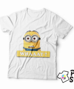 Minions muška bela majica, What? Print Store online prodavnica