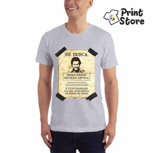 Muške majice iz popularne serije Narcos. SE BUSCA Pablo Emilio Escobar Gaviria