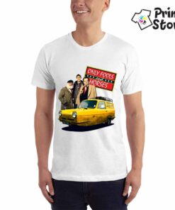 Muška bela majica sa motivom iz serije Only fools and horses. Pogledajte ostale modele u online prodavnici Print Store