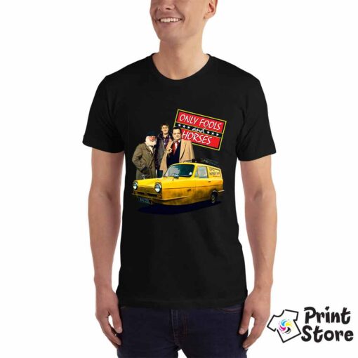 Muška crna majica sa motivom iz serije Only fools and horses. Pogledajte ostale modele u online prodavnici Print Store