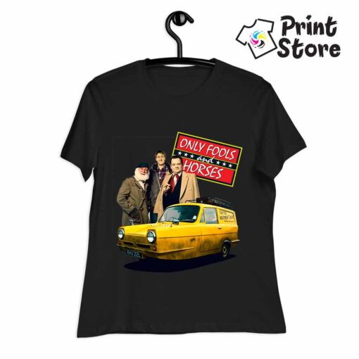 Ženska crna majica sa motivom iz serije Only fools and horses. Pogledajte ostale modele u online prodavnici Print Store