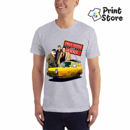 Muška siva majica sa motivom iz serije Only fools and horses. Pogledajte ostale modele u online prodavnici Print Store